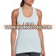 Women's Yoga fit muscle top Flow Keyhole Detail Heather Tank top