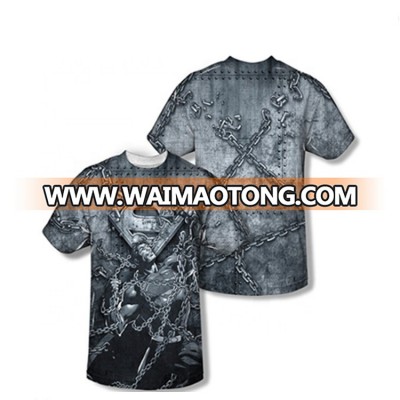 Wholesale Custom Quick Dry Sublimation 3D Printing T Shirt For Men