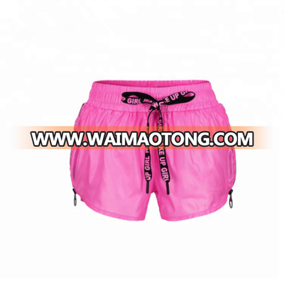 High quality womens transparent running shorts breathable